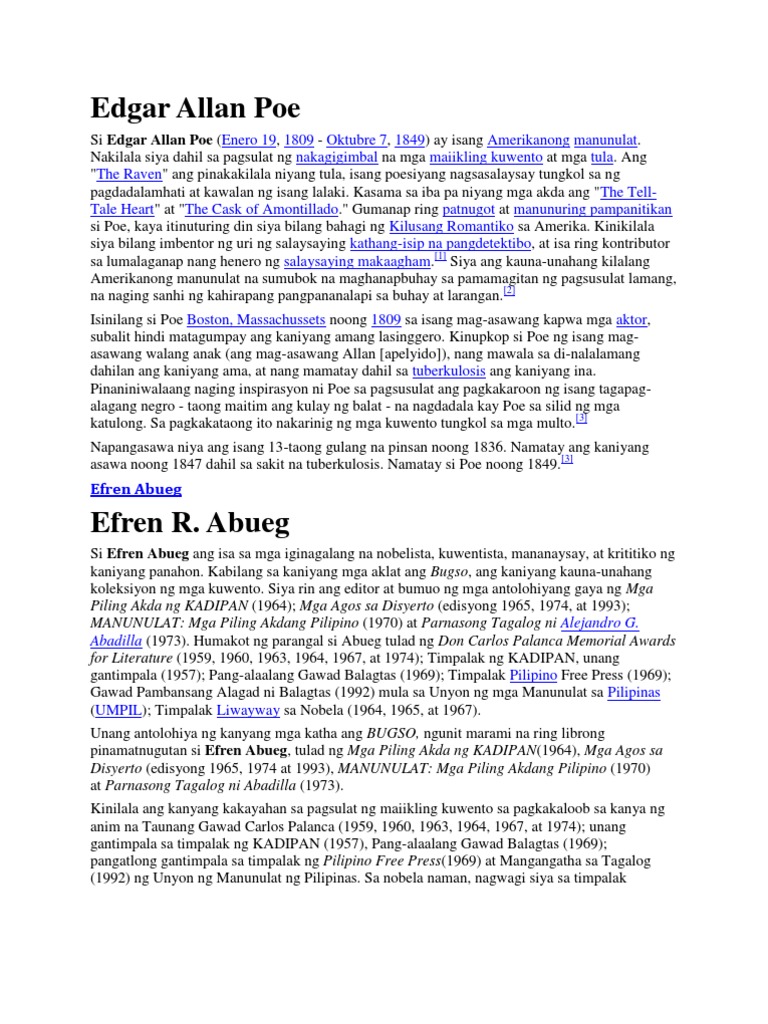 Edgar Allan Poe | PDF