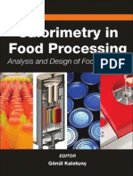 Calorimetry in Food Processing Analysis and Design of Food Systems Institute of Food Technologists Series