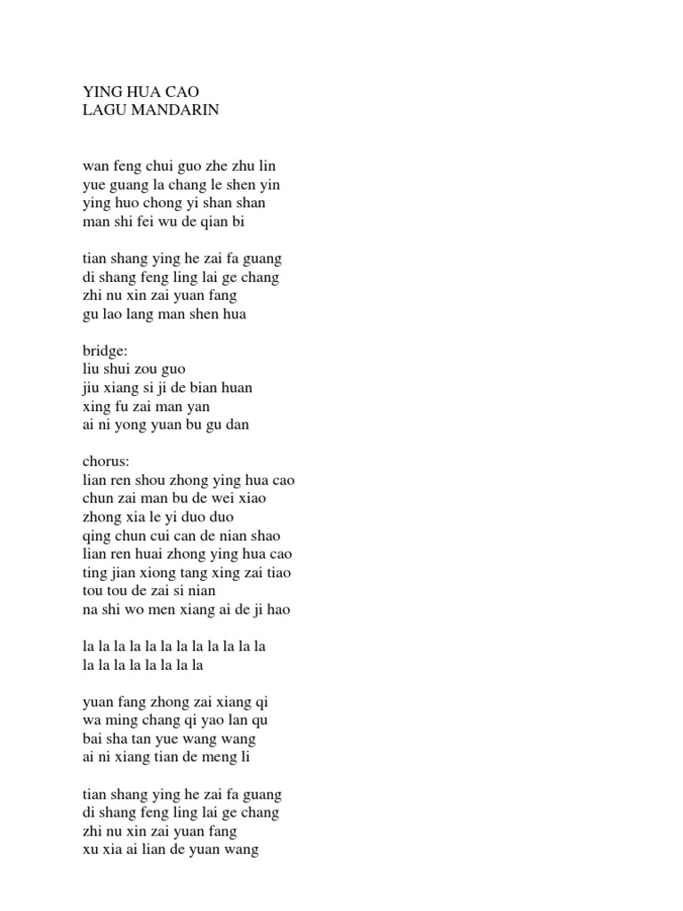 Ying Hua Cao Docx China World Politics