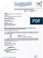 Surat Mesyuarat Penyelarasan Premier Zon Tengah 2013