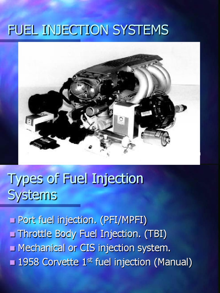 Fuel Injection System | PDF | Technology & Engineering
