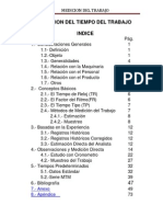 Medicion Del Tiempo de Trabajo