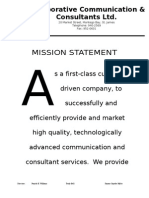 #1 - Mission Statement