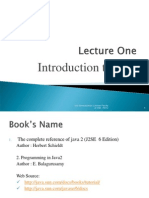 Introduction To Java: Md. Samsuzzaman, Lecturer Faculty of Cse, Pstu