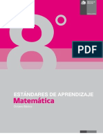 Estandares de Aprendizaje MATEMATICA 8 Basico