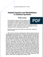 Adapted Aquatics and Rehabilitation