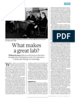 What Makes a Great Lab