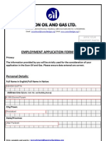 Application Form - Exon Oil and Gas