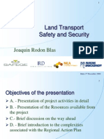 Land Transport Safety and Security Project Overview