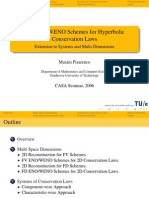 ENO SysteENO and WENO Schemes For Hyperbolic Conservation Laws