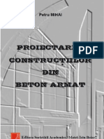 Prof.mihaI PETRU Proiectarea Constructiilor Din Beton Armat