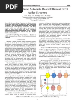 Quantum Cellular Automata Based Efficient BCD Adder Structure