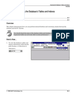 Chapter 80: Analyzing The Database's Tables and Indexes Analyzing The Database's Tables and Indexes