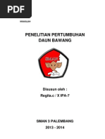 Laporan Praktikum Biologi Pengaruh Air Dan Waktu 