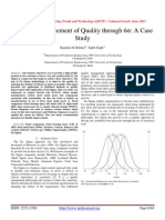 Strategic Enhancement of Quality through 6σ: A Case Study