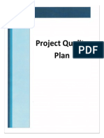 Quality Plan Cover