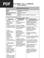 PLANO ENSINO - ciencias 2ºtrimestre certo