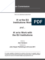56224447 How the EU Institutions Work and How to Work With the EU Institutions Sample Chapter
