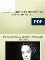 Retrato de Mónica de Sophia de Mello - Crítica à política de Salazar