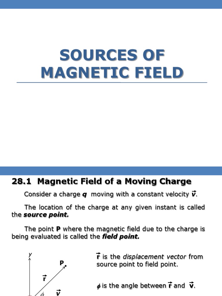 Lesson 2 Sources of Magnetic Fields | PDF | Magnetic Field ...