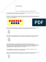 Coletânea de Exercícios de Probabilidade 3 Ano