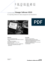 Field Data Manager Software MS20: Technical Information