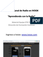 Crear Un Canal de Radio en IVOOX