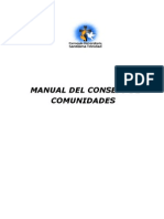 Manual Del Consejo de Comunidades