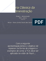 Teoria Clássica Da Administração