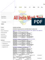 UPSC IES-ESE-ES Cut Off Marks For Civil Mechanical Electrical - EE