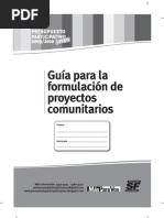 Guía para La Formulación de Proyectos