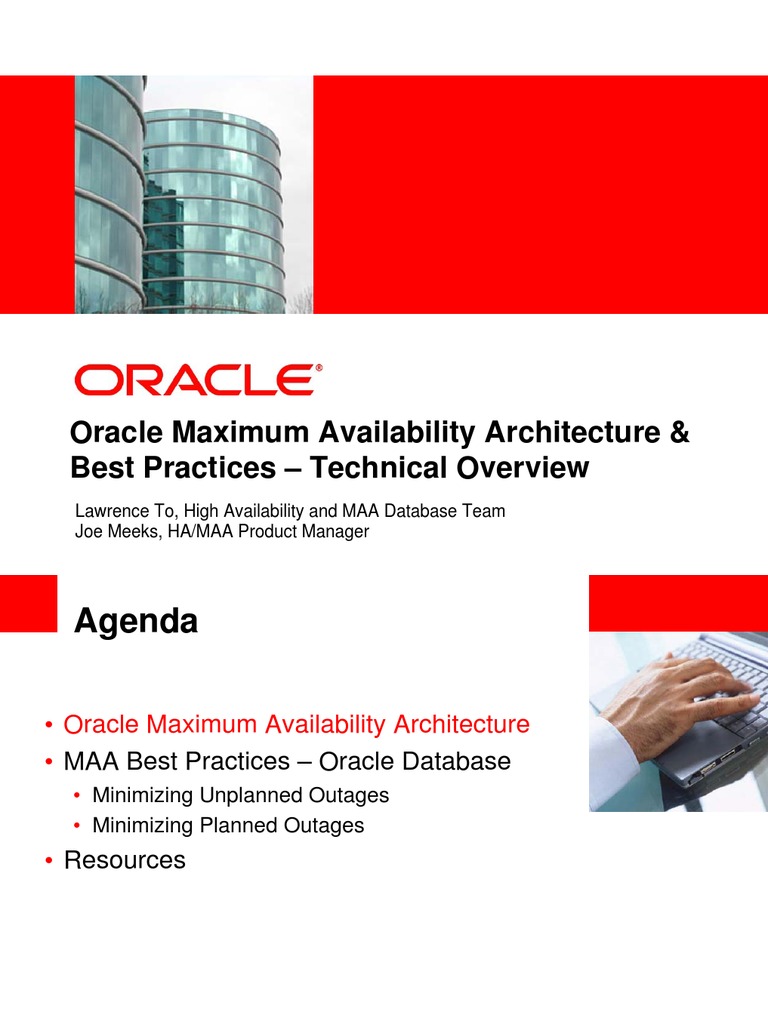 Oracle MAA Best Practices Overview | PDF
