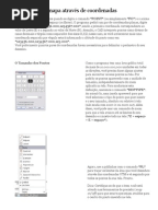 Desenhar por rumo e distância no AutoCAD
