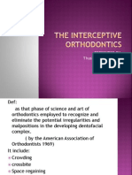 The Interceptive Orthodontics