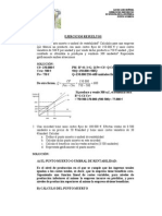 13 Ejercicios - Umbral de Rentabilidad y Decision de Comprar o Producir