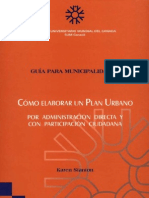 Como Hacer Plan Urbano PDF