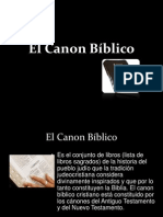 El Canon Bíblico