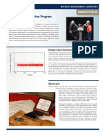 NIST Impact Verification Program: Manufacturing