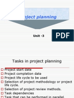 Project Planning: Unit - 3
