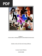 41475394 Estigma Notas Sobre a Manipulacao Da Identidade Deteriorada