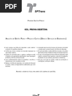 031- ANALISTA DE GESTÃO PLENO-PREÇOS E CUSTOS (OBRAS E SERVIÇOS DE ENGENHARIA)