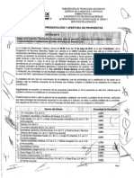 15 Acta de Presentacion y Apertura de Propuestas