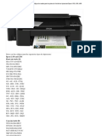 Codigos Impresora Epson l200