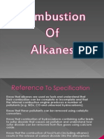 Combustion of Alkanes