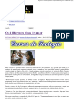 Os 4 Diferentes Tipos de Amor - Portal Da Teologia PDF