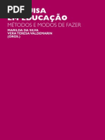 Pesquisa em educação - métodos e modos de fazer DESBLOQUEADO