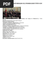 Download COMO EST CONFORMADO EL PODER EJECUTIVO EN EL PER by Percy Lizana Quispe SN160069457 doc pdf