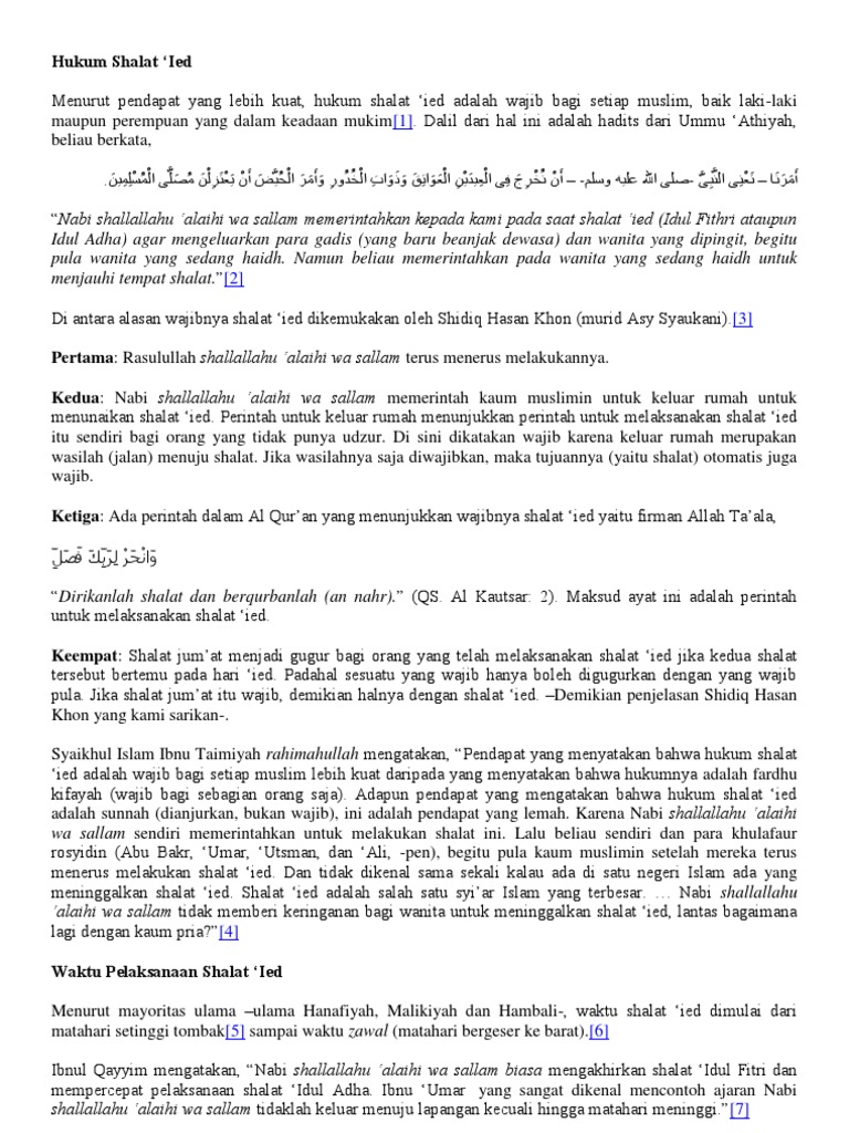 Panduan Shalat Idain