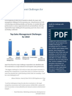 Sales Management Challenges 2010