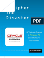 PlannerTuts Decipher The Disaster 12 Primavera p6 Analysis Tactics